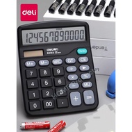 DELI E837 Calculator 12 Digits/Solar Calculator/ 2 in 1 Calculator