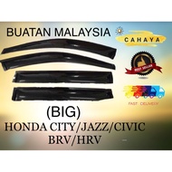 Air Press/Door Visor Honda City/Civic/Jazz/BRV/HRV Buatan Malaysia