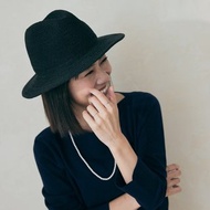 Zephyrus紙紗紳士帽-微風(黑)