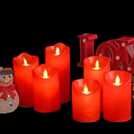 Swinginging Electronic Candles Electric Candles Simulation Candles Long Candles Red Candles Smokeles