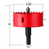 M42 110-200mm Bi-Metal Drilling Hole Saw Drill Bit Cutter for Aluminum DIY Wood Woodworking Plaster 