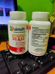 ALMAFIT VITAMIN D3 K2 5000 IU VITAMIN KESEHATAN MENJAGA IMUNITAS TUBUH