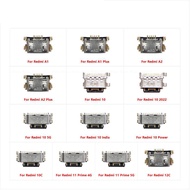 USB Jack Connector Charging Dock Plug Port Parts for XiaoMi Redmi A2 A1 Plus 10 2022 Power 10C 11 Pr