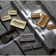 38exploreoutdoor camping velcro badge morale sticker camping equipment decorative air tank cover vel