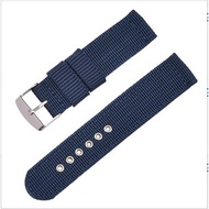 16mm 18mm 20mm 22mm 24mm Canvas Army Green Nylon Watch Band Straps Fabric Watch Strap Men Replacement Watchband for Women