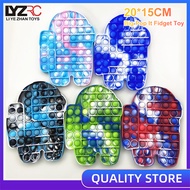 LYZRC 1pcs 20CM Among Us Big Pop It Fidget Toy Popit Toys for Kids Gift