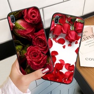 Casing For Huawei Y6 2017 Prime 2018 Pro 2019 Y6II Soft Silicoen Phone Case Cover Flower