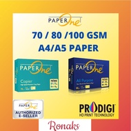 A5 / A4 70gsm 80gsm 70 gsm 80 gsm Paperone Copy Paper Ream