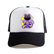 Unisex Adjustable Poppy Playtime Ch3 Smiling Creature Mesh Trucker Cap Outdoor Sun Hat  6.30