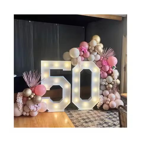 Giant Light up Letters Marquee Letters 4ft Birthday Party Decor 3ft 4ft 5ft Light up Marquee Number 