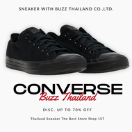 CONVERSE ALL STAR CLASSIC ALL BLACK Buzz Sneaker Thailand รองเท้าผ้าใบแบรนด์ ชายและหญิง