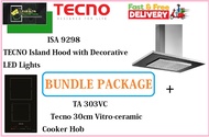 TECNO HOOD AND HOB BUNDLE PACKAGE FOR ( ISA9298 &amp; TA 303VC) / FREE EXPRESS DELIVERY
