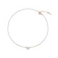 Agatha Necklace Female Hollow Simple Temperament Couple Gift Necklace Light Luxury Niche High-End Cl