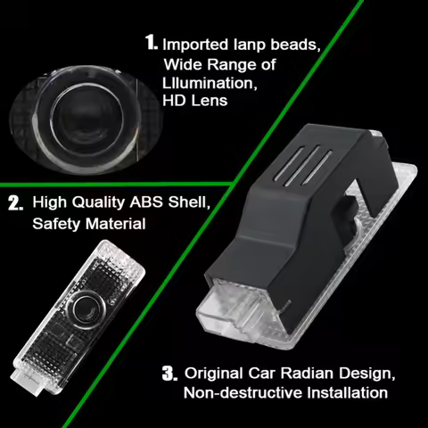 Car Accessories Led Lights Door Projector Lamp For BMW E90 E92 M3 E60 E61 E65 F01 F02 F10 F30 F48 G3