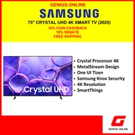 SAMSUNG 75" Crystal UHD 4K Smart TV (2025) UA75U8000FKXXM