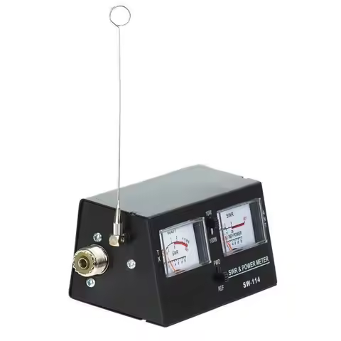 B03C-SW-114 SWR/RF/Field Strength Test Power Meter 3 Function Analog For Relative Power Measurement 