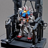 Bandai 1/144 RG system base 001 hangar gundam gunpla rx 78 2 zeta zaku ii aerial system