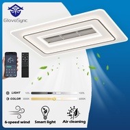 【Free Installation】GlovoSync Bladeless Ceiling Fan DC Motor Ceiling Fan Light with 3-Colour LED Light Kit and Remote Control Smart Ceiling Light