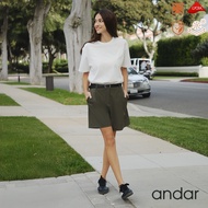 [ANDAR] ICE Mousse Bermuda Shorts Women Clothes korea style cooling wear daily shorts Andar casual w
