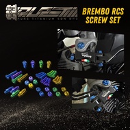 Brembo RCS GR5 Titanium Screw Set Corsa Corta Italy