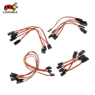 [LAHOMIA] 5 Pieces Male To Female Servo Extension Lead Cable 3 Pin Futaba JR Connector
