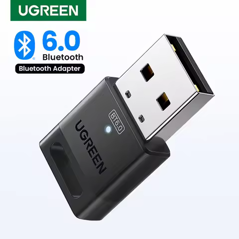 UGREEN Bluetooth Adapter USB Bluetooth 6.0 5.4 for PC Dongle Wireless Mouse Keyborad Music Audio Rec