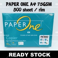 PAPER ONE A4 75gsm-500 sheets / 75gsm Paper