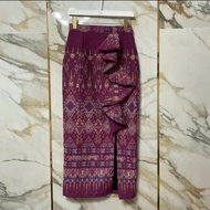 กระโปรงผ้าไทยประยุกต์สไบนาง Wrap Skirt 4