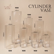 Glass Vase Cylinder Bamboo - Glass Vase Cylinder - Wedding Decor - Decoration