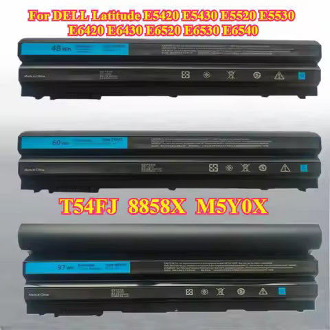 T54FJ 8858X M5Y0X Laptop Battery for DELL Latitude E5420 E5430 E5520 E5530 E6420 E6430 E6520 E6530 E