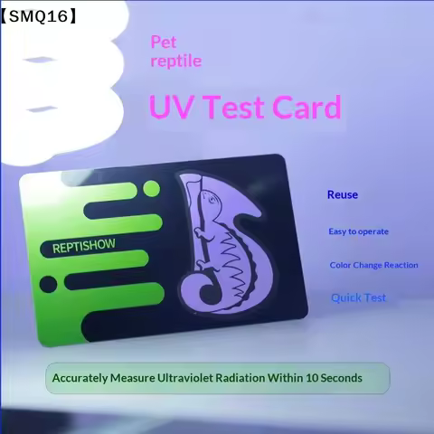Uvb Test Cards Reptiles Uvb Lamp Uv Test Card Life Effective Tests Measurement Analysis Reusable Uv 