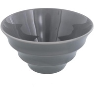Tableware East (East Table) Ramen Bowl, Lightweight, 19cm, Color Border, Mino Ware, Gray 712-028-01 