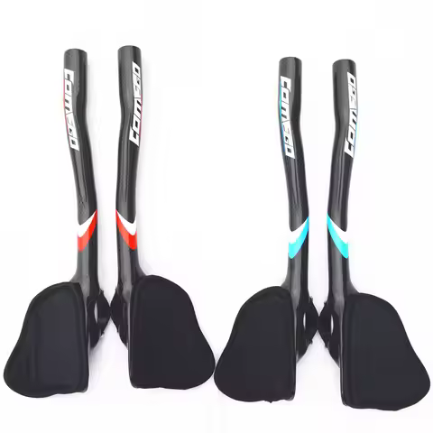 comego Full Carbon Fiber Bicycle TT Handlebar Road Bike Rest Handlebars bar 3k finish bicycle parts 