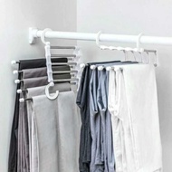 GANTUNGAN 5 IN 1 CLOTHES, SCARF, PANTS, WARDROBE, CLOSET HANGER 1 PCS