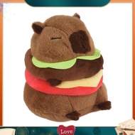 [grumyvj]Realistic Burger Plush, Cute Stuffed Animal Pillow Plushie Toy, Soft Hamburger Food Stuffed