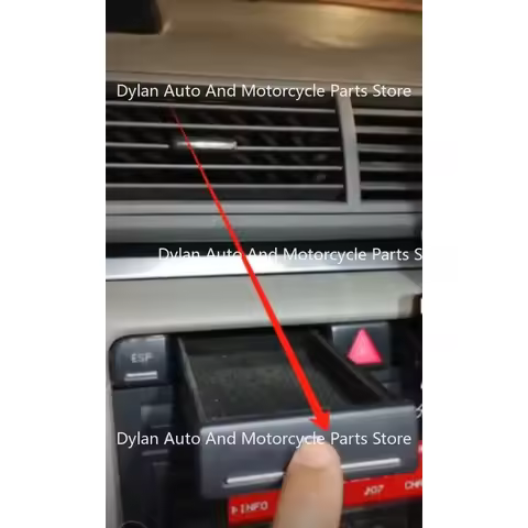 For Audi A4 B6 B7 2001-2008 Automobile Card Slot Storage Box Cover Holder Pop Out Tray Dashborad Cap