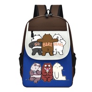 We Bare Bears Backpack School Bag Women Men Backpack Student Stationery