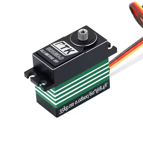 PTK 9835 MG-D 35kg metal gear HV brushless motor servo RC automotive, fixed wing, UAV standard high 