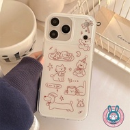 Cute Dog Cat Phone Case For iQOO 13 12 11 11S 7 Neo 10R Neo10 Neo9 Neo8 Pro Neo7 Neo6 Neo5 SE Neo5S 