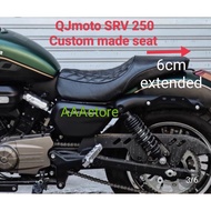QJmoto SRV 250/SRV 250AMT Custom made seat (6cm longer than original seat)