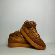 Sepatu Second Nike Air Force 1 Mid 07 Flax Size 42