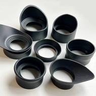 2 PCS 27-48mm Microscope Eyepiece Rubber Eye Shields Eye Guards Telescope Night Vision Scope Eyepiec