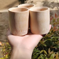 gelas cangkir bambu natural sloki cangkir bambu LS