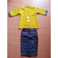 🔥Preloved Combo 2 pasang baju like New Baju Raya Sedondon Adik Beradik baju Kebarung baju Melayu Mer