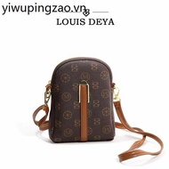 LOUIS DEYA Vertical Mobile Phone Bag Female 2024 Ladies Bag Change Small Bag Middle-Aged Mother Mess