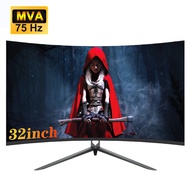 ≈32 inch Curved Monitor Gamer 75Hz LCD HD Gaming Monitor PC 1080p HDMI compatible Monitor Comput 유♛