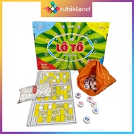 [LHT] Lô Tô Liên Hiệp Thành Loại Xịn 1 Mặt Số Nhựa Melamine Cờ Loto Đồ Chơi Giải Trí Ngày Tết