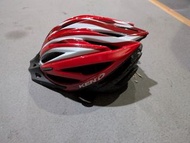 Helmet 1：紅白色 Kent 單車頭盔（兒童／青少年款）