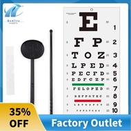 Eye Chart, Eye Chart No Fading for School Home Physical Examination Center Visual Acuity Measuring E