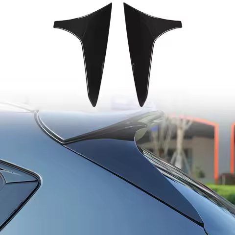 For Mazda CX-5 CX5 KF 2017-2025 Rear Side Quarter Window Trim D-Pillar Cover Trim Decoration ABS Glo